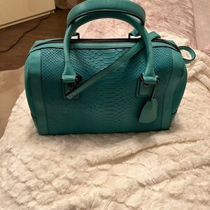BCBGMaxAzria Turquoise Satchel